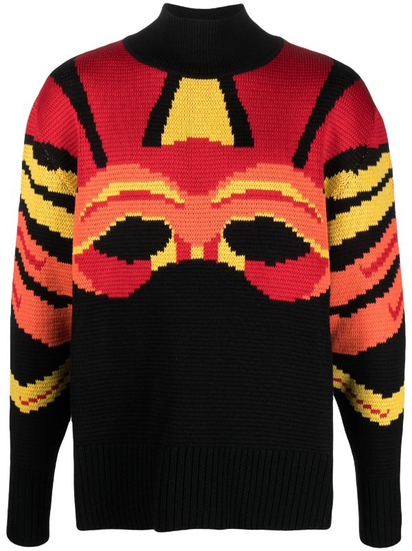 intarsia knit logo jumper, Givenchy