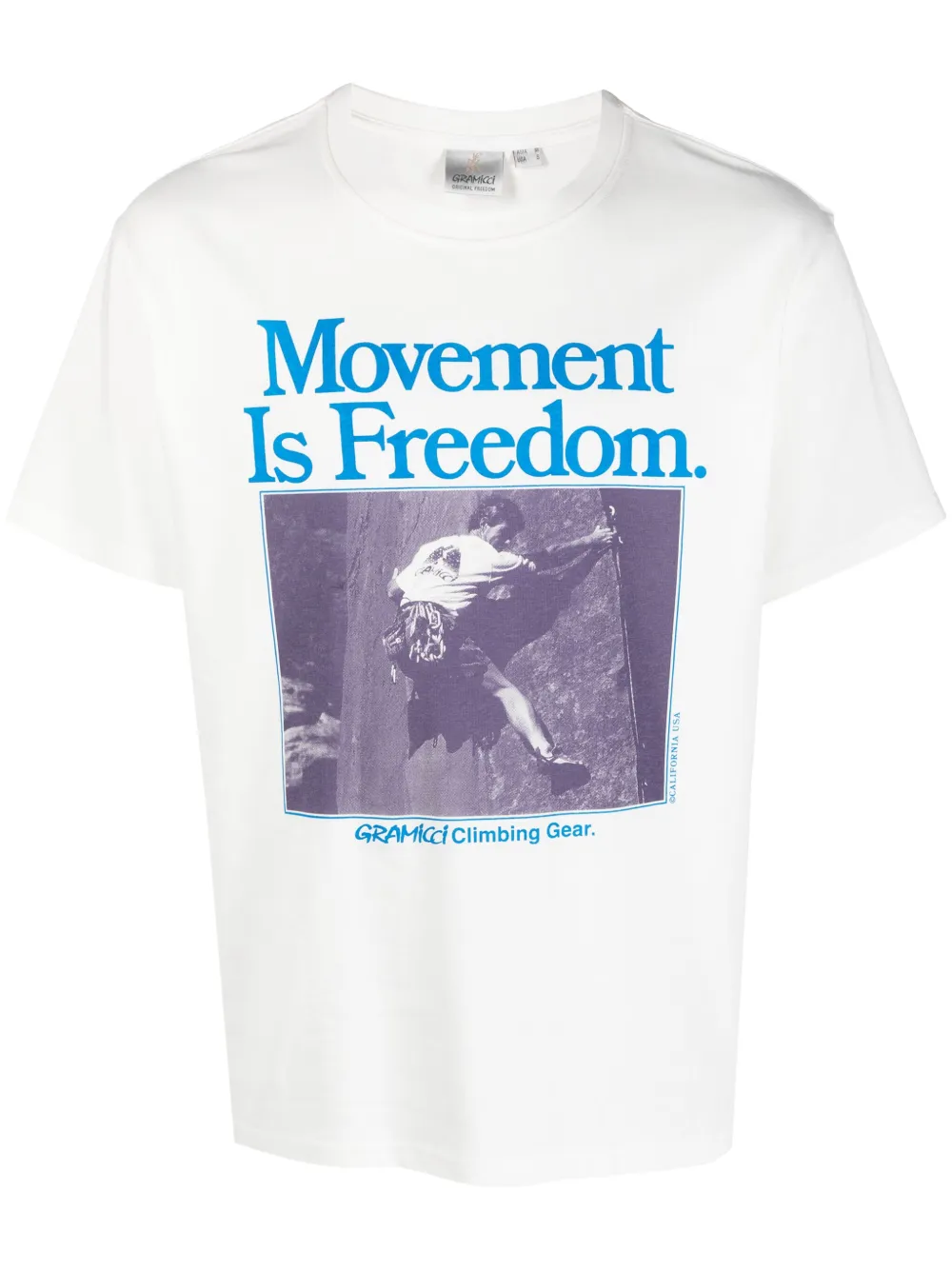 Gramicci Movement cotton T-shirt | White | Image 1