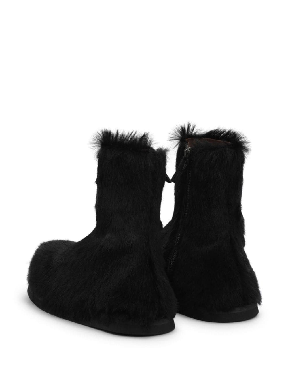 Shop Marsèll Gigante Round-toe Boots In Black