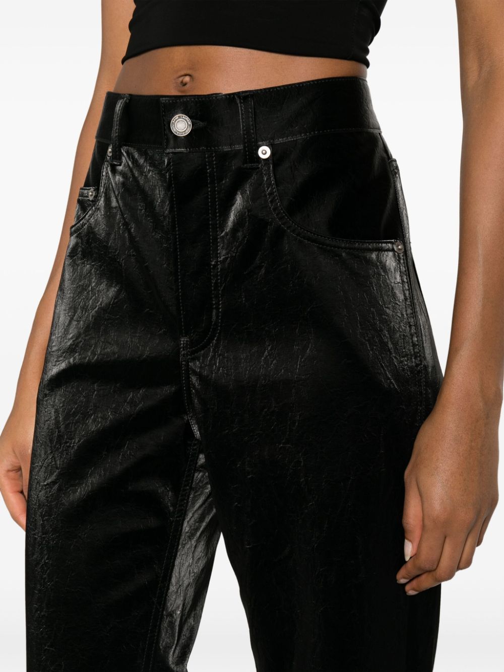 Saint Laurent High waist jeans Zwart