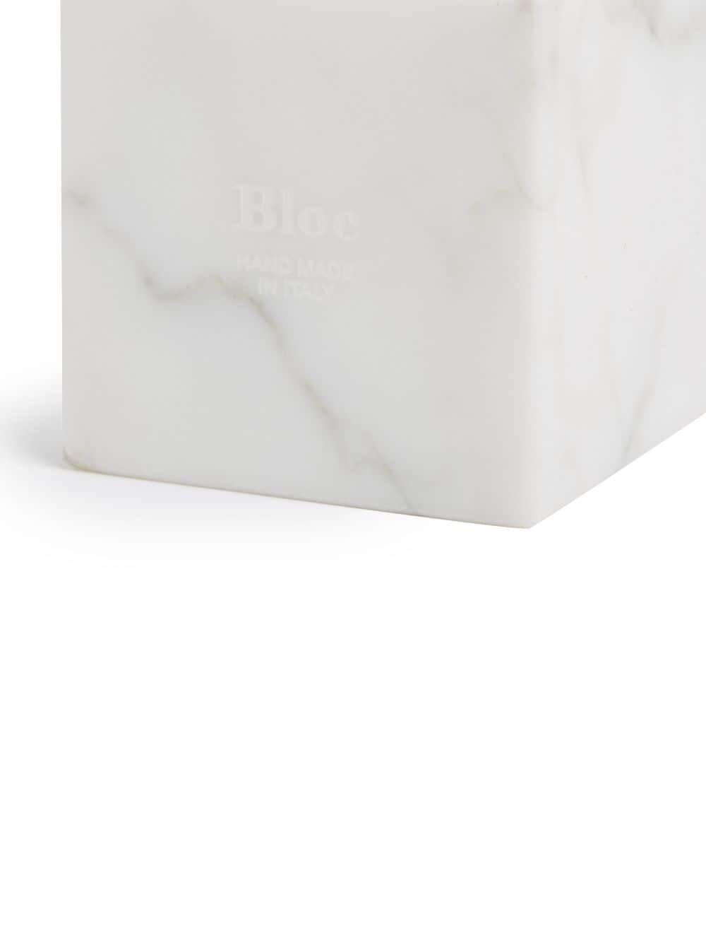 Shop Bloc Studios Posture Marble Vase In White
