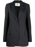 FENDI pinstripe wool blazer - Grey