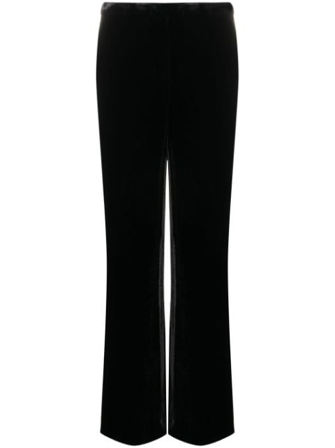 P.A.R.O.S.H. straight-leg velvet trousers