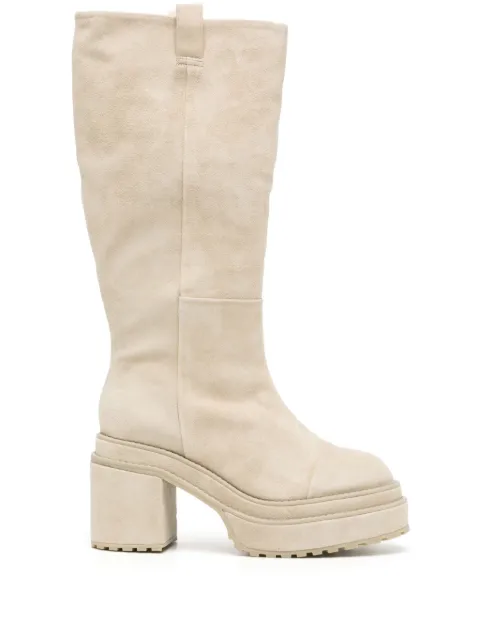 Cult Gaia Hana 85mm suede mid-calf boots