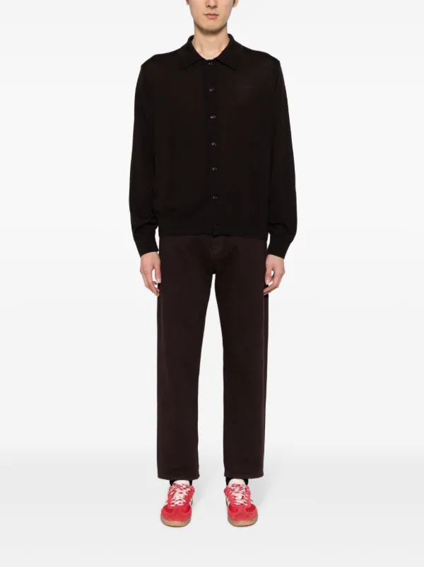 YMC Rat Pack merino-wool Cardigan | Brown | FARFETCH YMC Rat Pack merino-wool Cardigan | Brown | FARFETCH