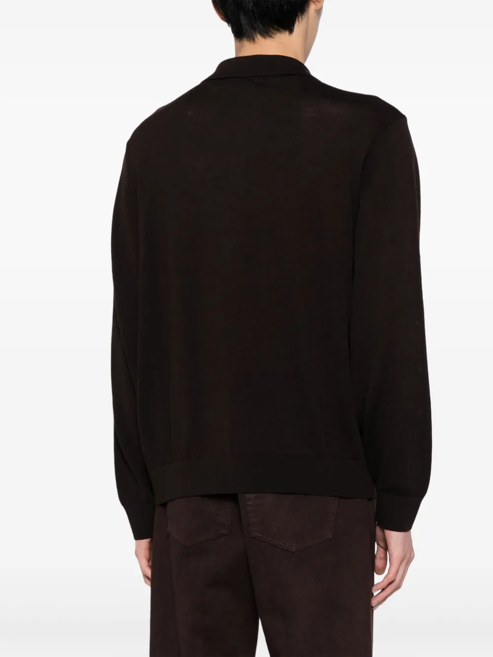 YMC Rat Pack merino-wool Cardigan | Brown | FARFETCH