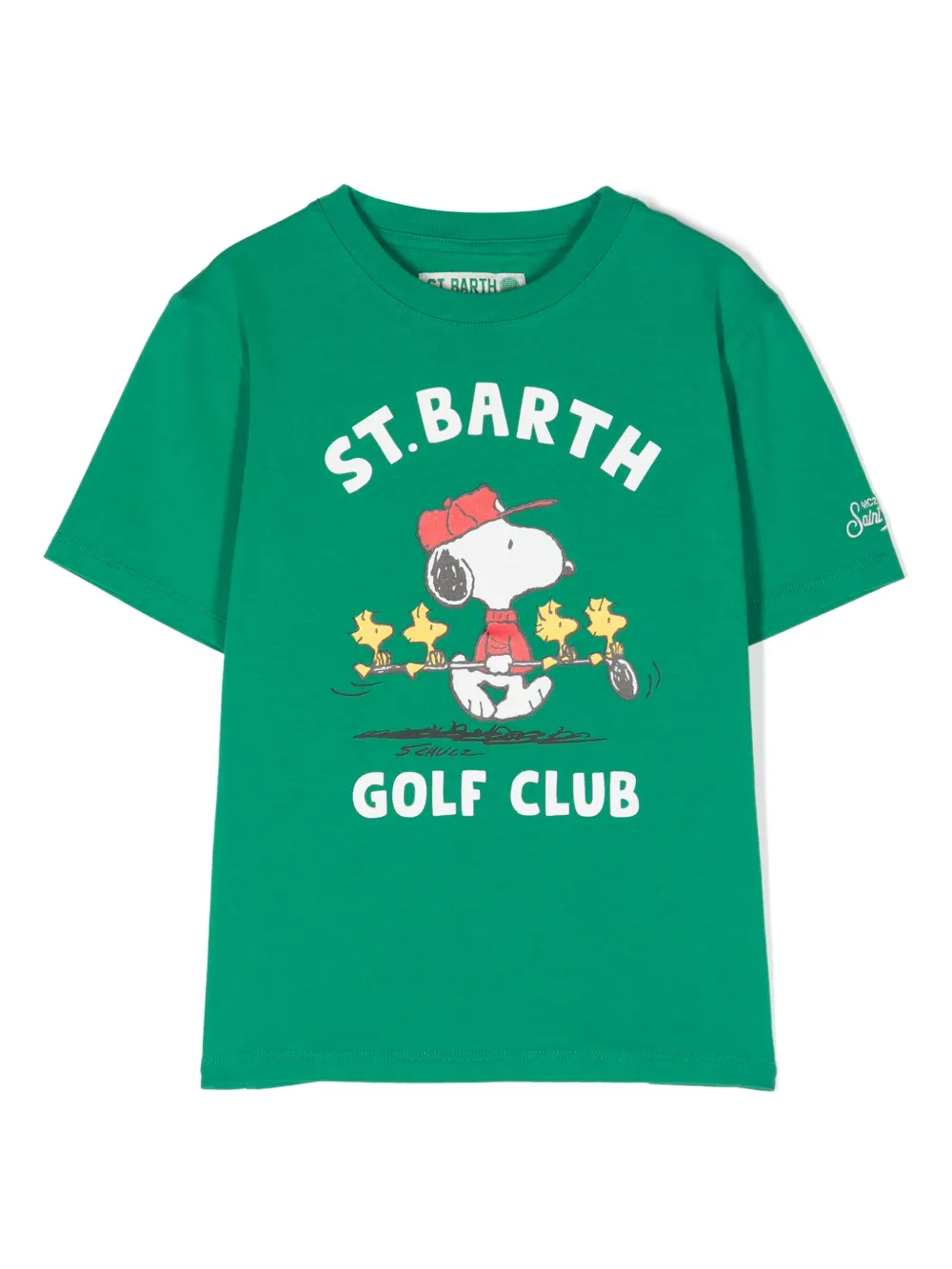 MC2 Saint Barth Kids x Snoopy Golf Club print Cotton T shirt