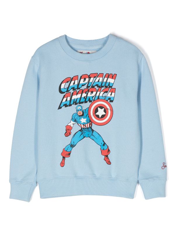 Boys captain america online sweatshirt