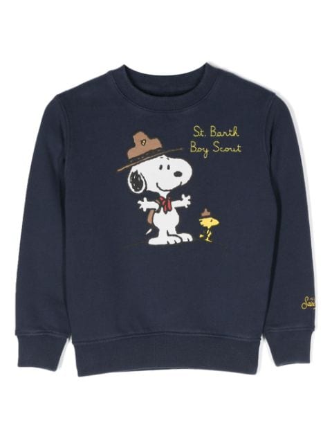 MC2 Saint Barth Kids Snoopy-print cotton sweatshirt