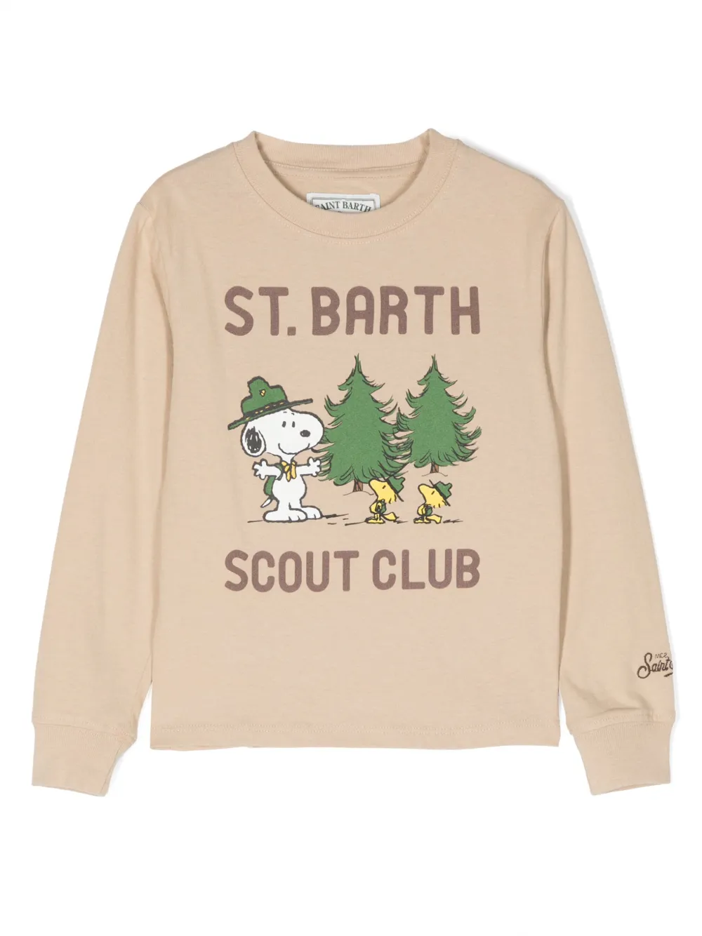 MC2 Saint Barth Kids graphic-print cotton jersey sweatshirt - Braun