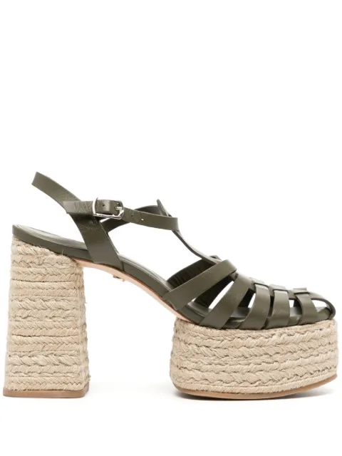 Dee Ocleppo Tulum 115mm leather sandals 
