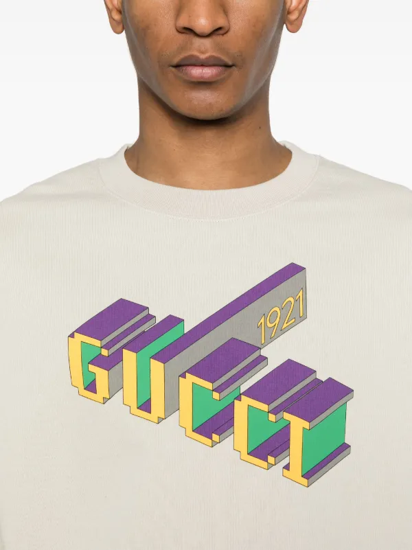 Gucci ロゴ スウェットシャツ | ニュートラル | FARFETCH JP Gucci ロゴ スウェットシャツ | ニュートラル | FARFETCH JP