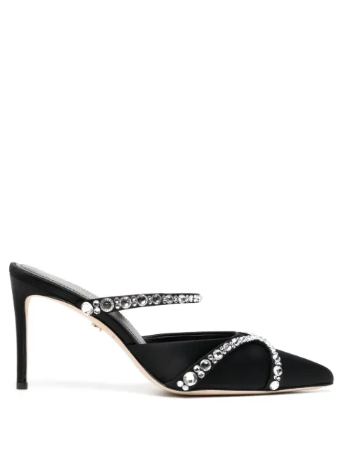 Dee Ocleppo Grenada 80mm satin mules