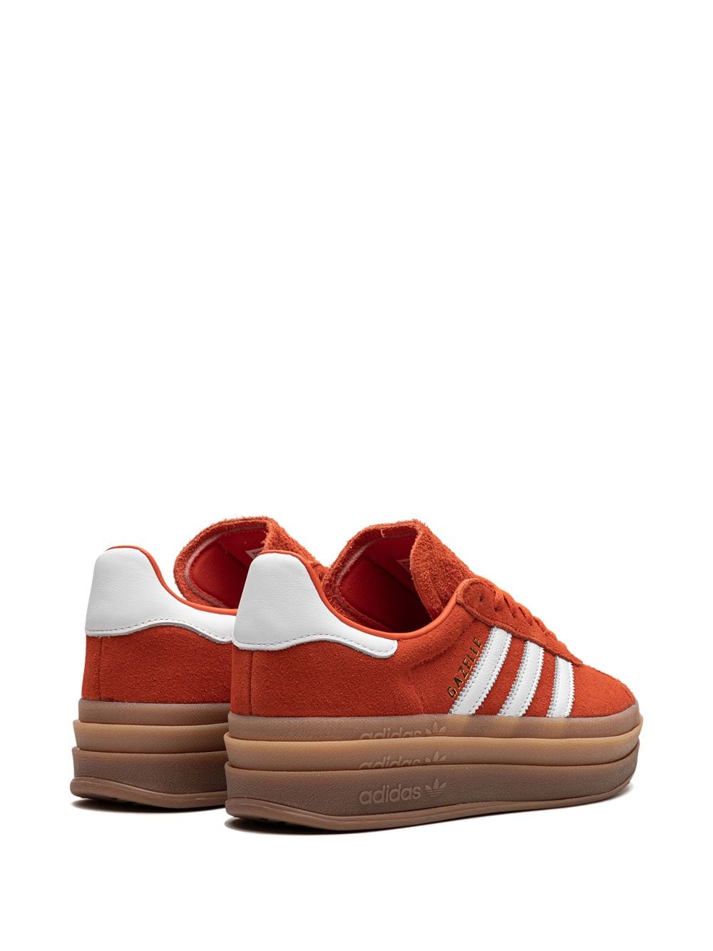 Shop Adidas Originals Gazelle Bold "collegiate Orange" Sneakers