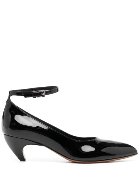 Alaïa Shark 55mm leather pumps
