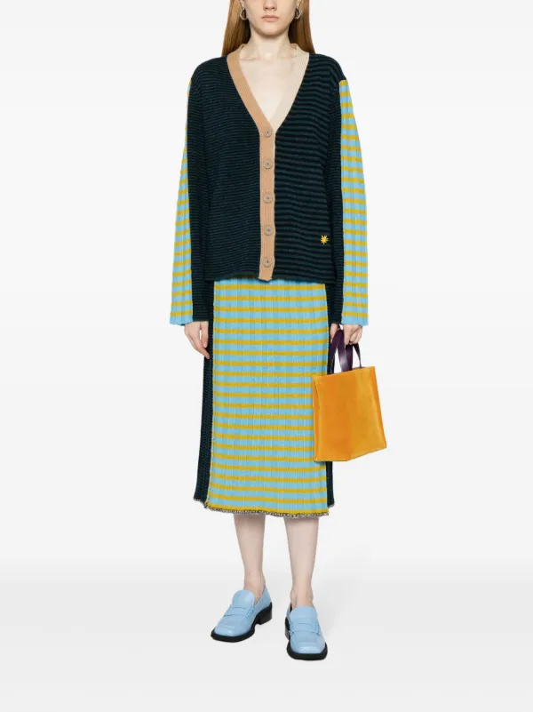 YANYAN KNITS Vネックカーディガン | マルチカラー | FARFETCH JP