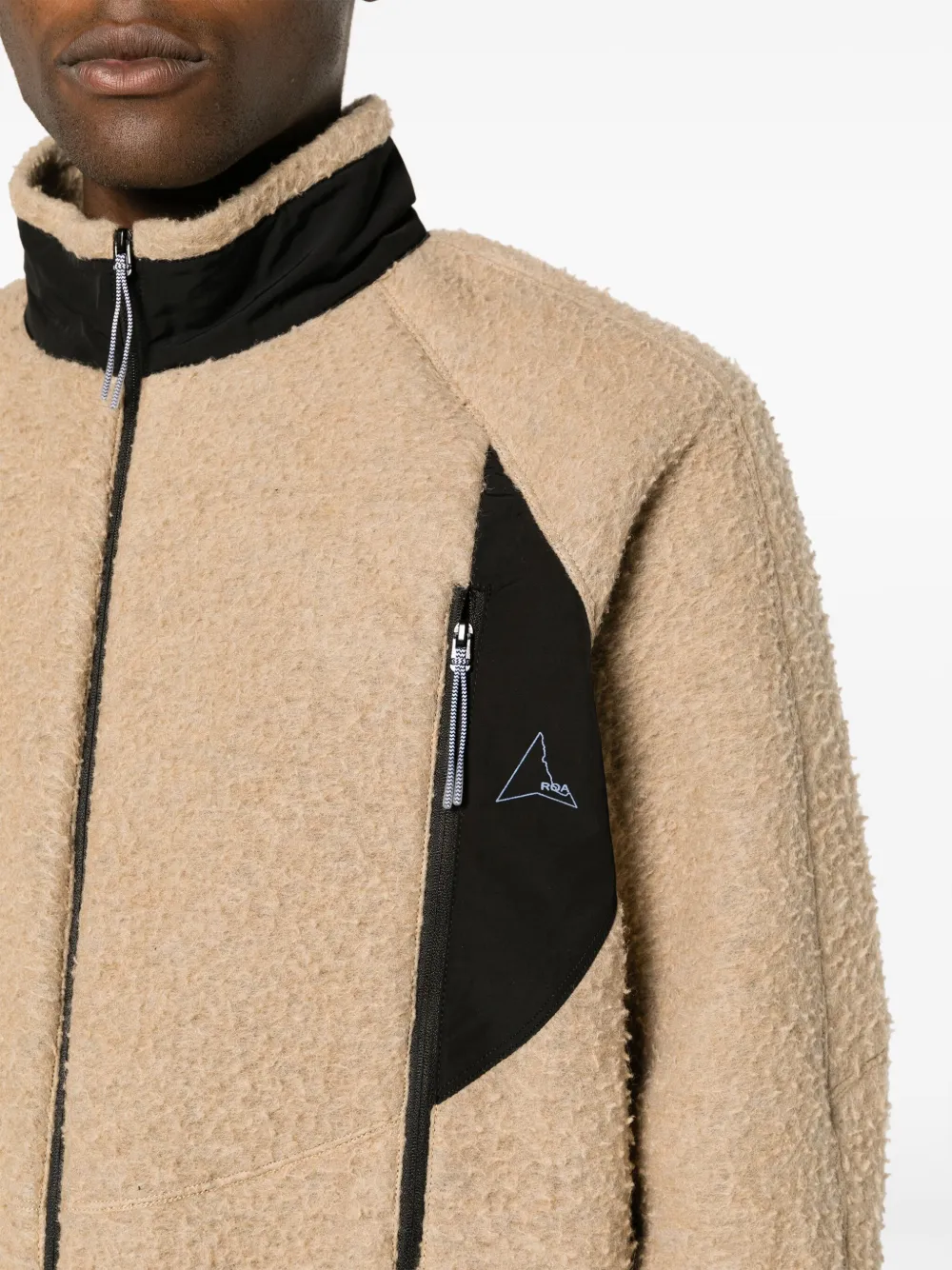 ROA zipup Fleece Cardigan Farfetch