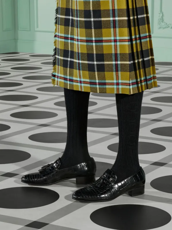 Gucci Intarsia knit logo Socks Farfetch