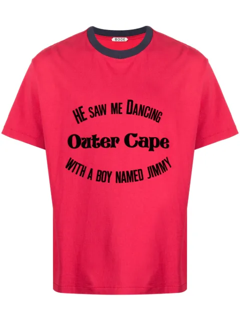 BODE Jimmy cotton T-shirt