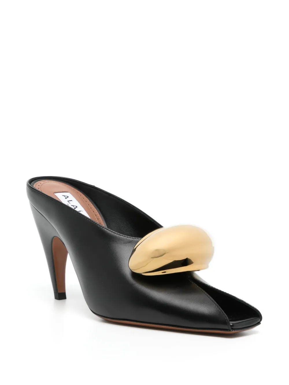 Alaïa metallic detail mules | Heeled Mules | Image 2