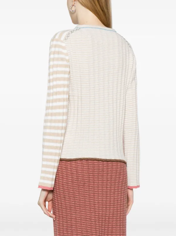 YANYAN KNITS ストライプ セーター | ニュートラル | FARFETCH JP