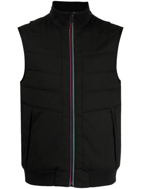 PS Paul Smith Mixed Media quilted gilet
