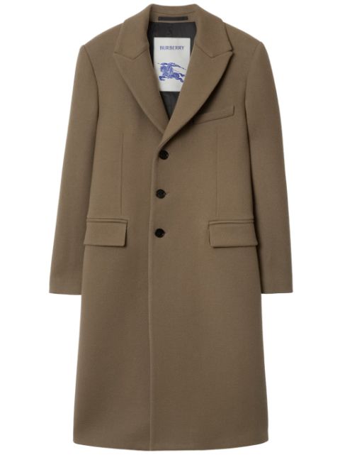 Burberry single-breasted wool coat