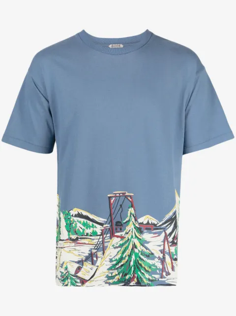 BODE t-shirt imprimé Ski Lift