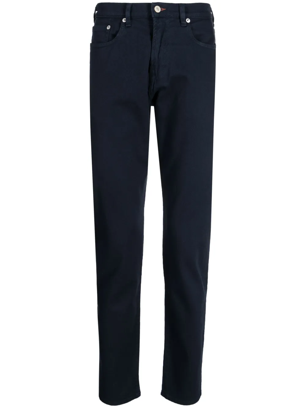 PS Paul Smith Jeans met toelopende pijpen en geverfd design Blauw