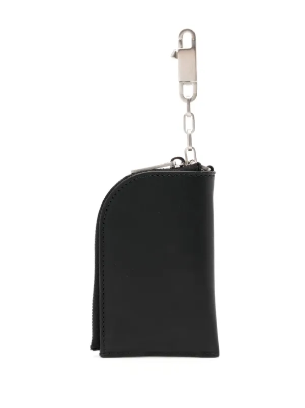 Rick Owens Leather Hook Wallet | Black | FARFETCH Rick Owens Leather Hook Wallet | Black | FARFETCH