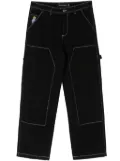 KidSuper Messy Stitched work-style trousers - Black