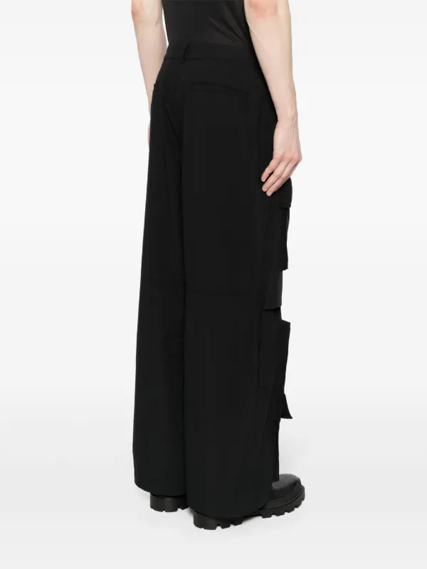 Juun.J wide-leg Cargo Trousers | Black | FARFETCH GE