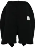Maison MIHARA YASUHIRO deconstructed combo cotton shorts - Black