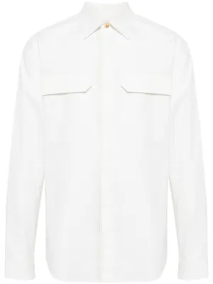 Rick Owens ロングスリーブ シャツ | ホワイト | FARFETCH JP