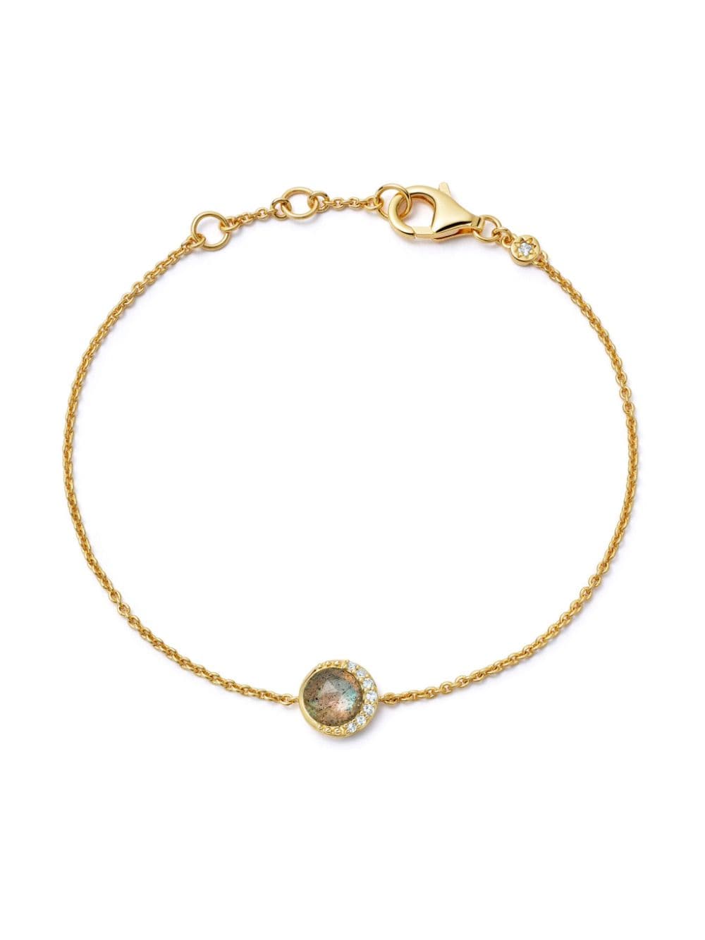 Gold Luna gemstone-detail bracelet