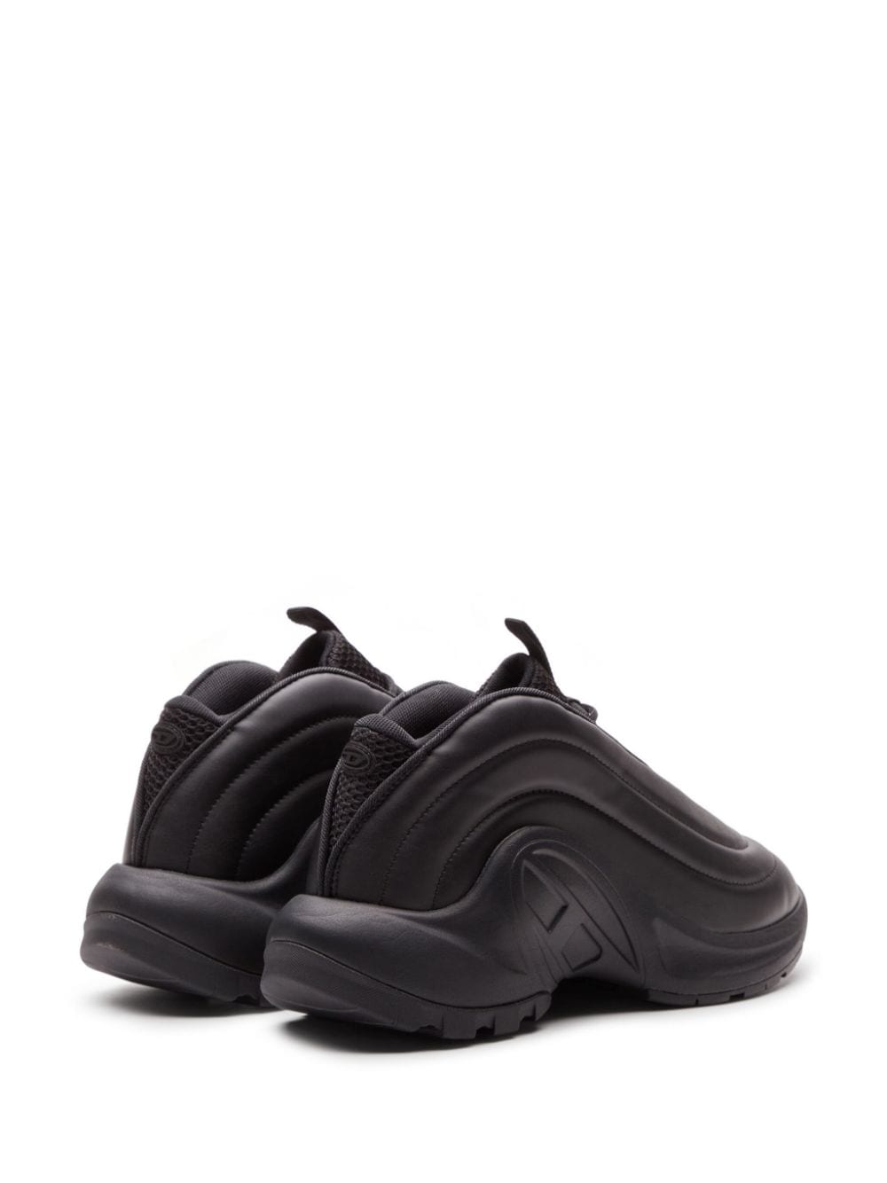 Shop Diesel S-d-runner X Sneakers In 黑色