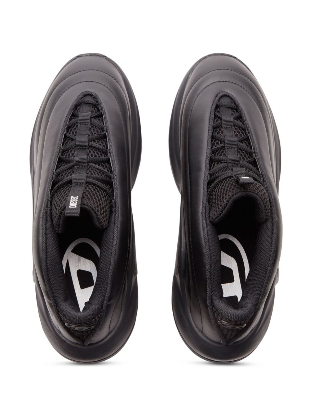 Shop Diesel S-d-runner X Sneakers In 黑色
