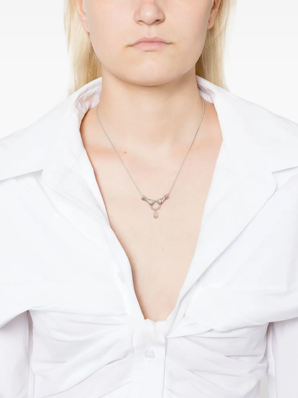 Missoma x Harris Reed halsketting met hanger - Zilver