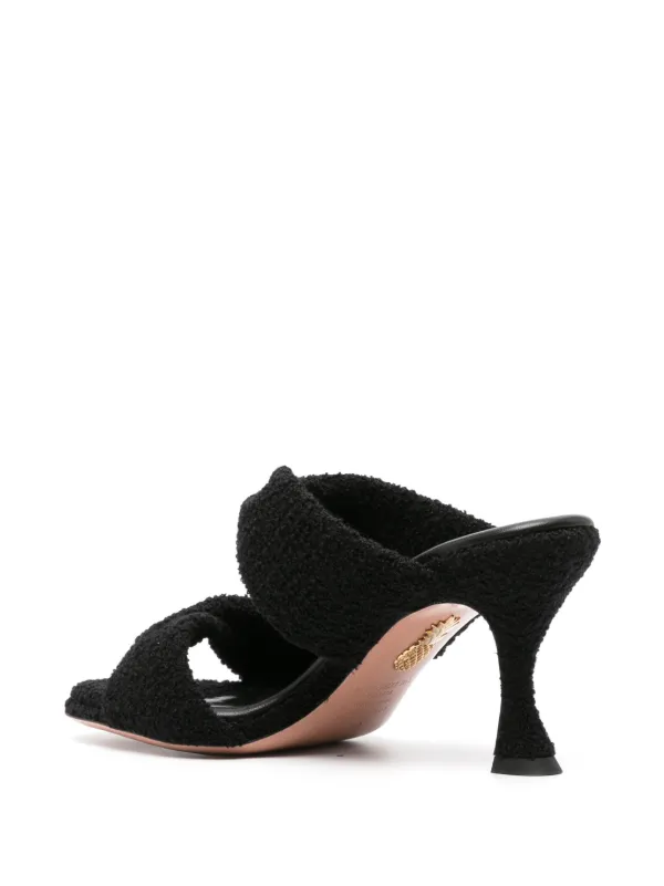 AQUAZZURA ブラックレザー ミュール uploading-1438266.jpg