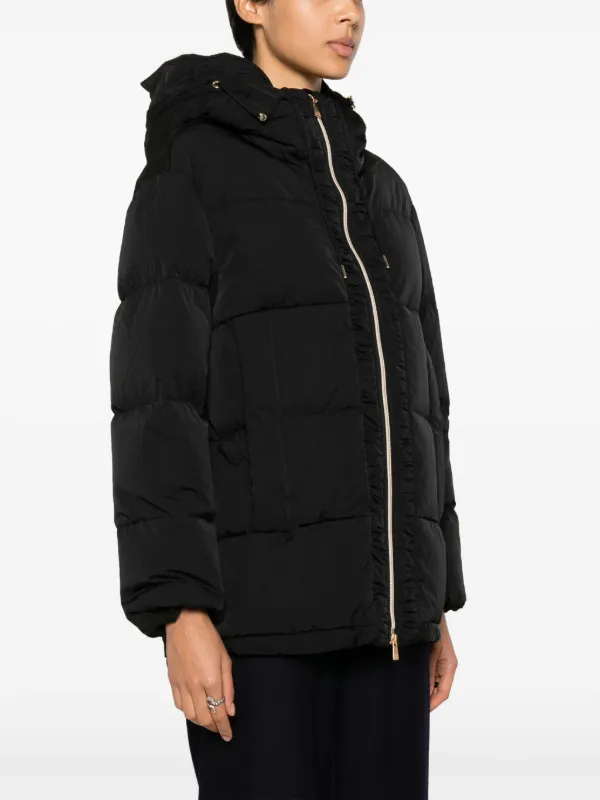 Tatras Hooded Padded Down Jacket | Black | FARFETCH IN