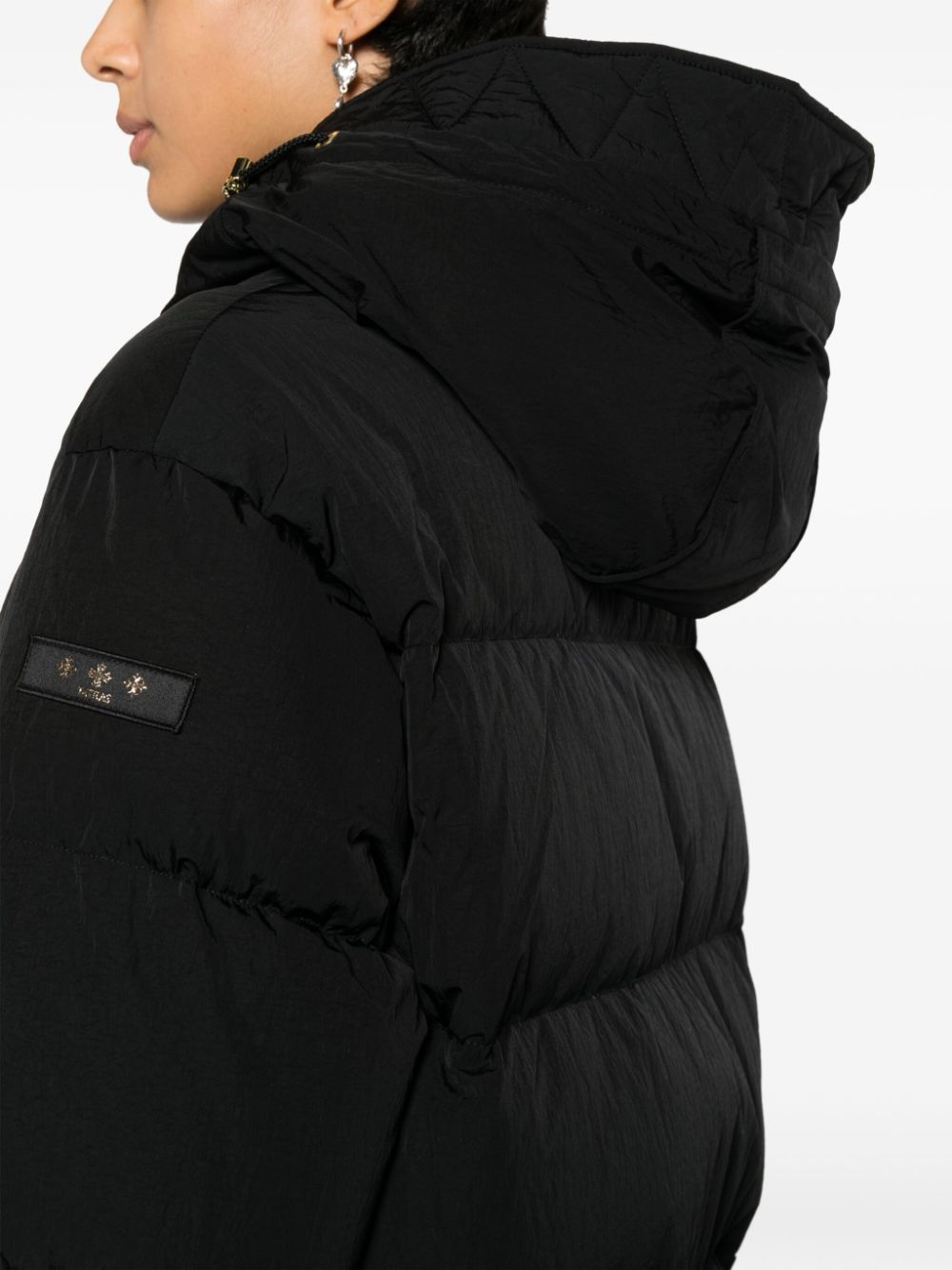 HOODED PADDED DOWN JACKET