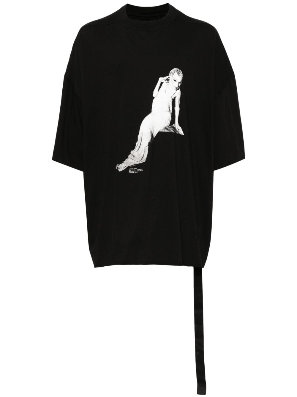 Shop Rick Owens Drkshdw Tommy T Jersey T-shirt In Black