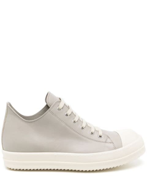 Rick Owens low-top leather sneakers 