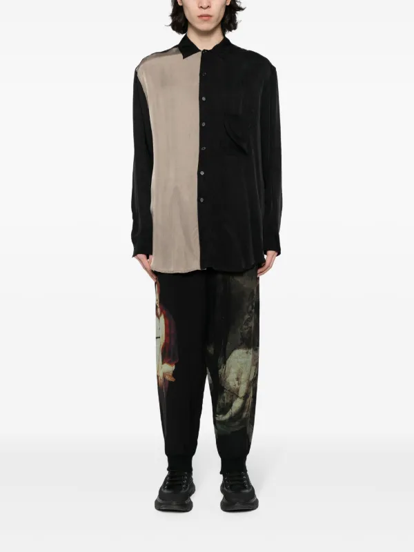 Yohji Yamamoto A Nightmare テーパードパンツ | ブラック | FARFETCH JP