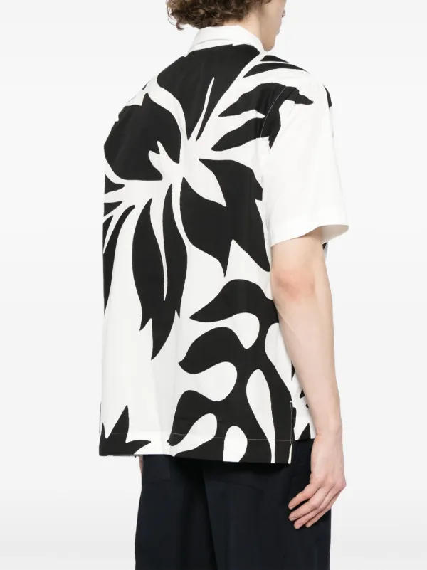 Sacai floral-print Shirt | White | FARFETCH TH