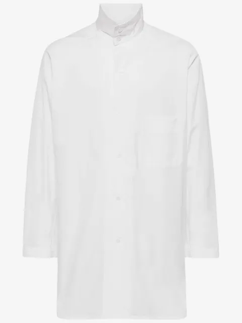 Yohji Yamamoto raglan-sleeves cotton shirt 