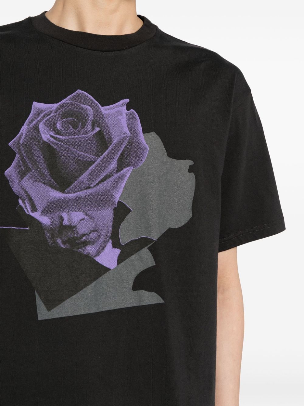 Undercover Katoenen T-shirt met grafische print Zwart