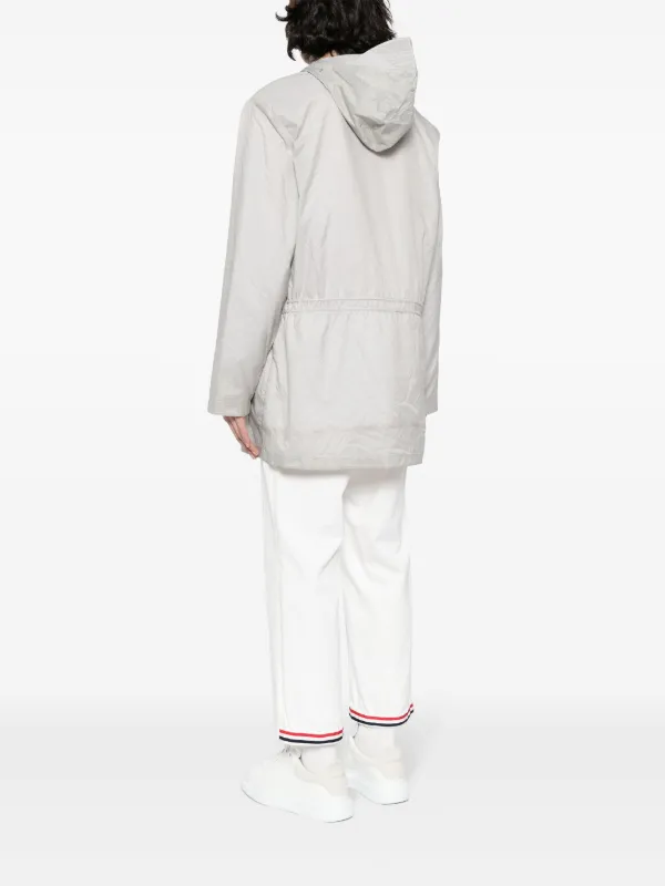 Thom Browne zip-up Hooded Jacket | Grey | FARFETCH JO