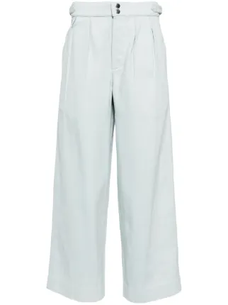 BODE クロップド ワイドパンツ | ブルー | FARFETCH JP BODE クロップド ワイドパンツ | ブルー | FARFETCH JP