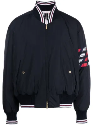 4BAR ボンバージャケットブルー | Thom Browne 公式オンラインサイト